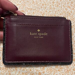 Kate Spade Maroon Seton Drive Adi Card Case